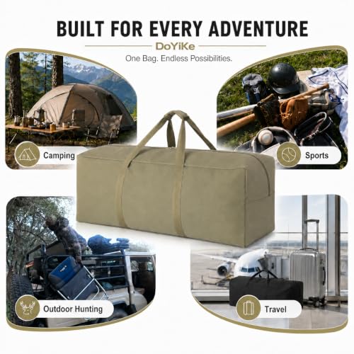 DoYiKe Heavy Duty Canvas Duffle