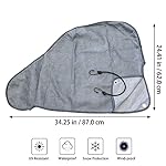 Caravan Hitch Cover Waterproof Breathable Tow Hitch Cover Tongue Jack Protective Cover Trailer Hitch Lock Covers Fit For Rv Caravan Trailer