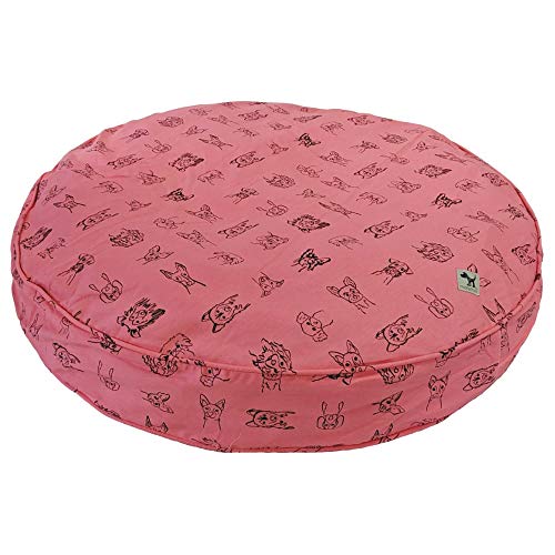 Molly Mutt Dog Bed Duvet Cover (Medium - Large Round) - Dogs Bed - Round Bed - Dog Bed Cover Duvet - Dog Duvet Cover - Pet Stylish Dog Bed Duvet - Bed Cover for Dogs