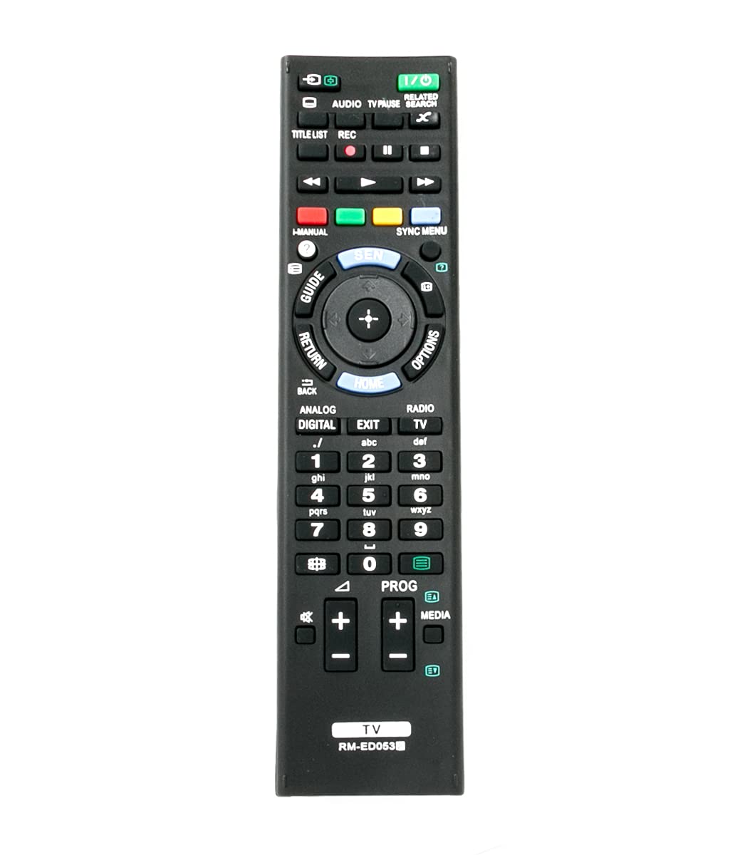 AULCMEET Telecomando Universale Sostitutivo RM-ED053 Per TV Sony LED 4K - Compatibile Con KDL-42W654A, KDL-32W654A E Altri