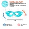 Gel-Beads-Eye-Mask-3D-Sleep-Mask-Cooling-Eye-Mask-Reduce-Puffy-Dark-Circles-Migraines-Headaches-Stress-Relief-3D-Contoured-Cup-Blindfold-Eye-Mask-Ultra-Lightweight-Comfortable-Sleeping-Mask-Gel-Eye-Ma Cooling Eye Mask + 3D Sleep Mask, Cooling Eye Mask Reduce Puffy Dark Circles Migraines Headaches Stress Relief, 3D Contoured Cup Blindfold Eye Mask Ultra Lightweight & Comfortable Sleeping Mask
