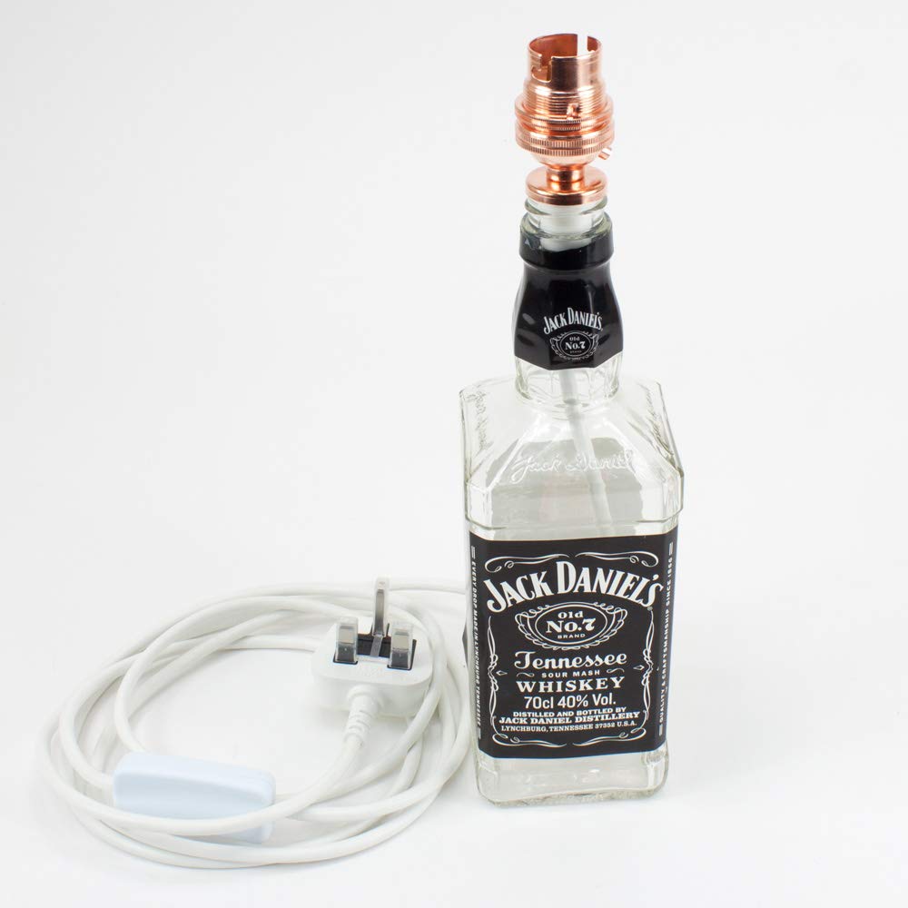 Bottle Lamp Kit Perfect for Turning Any Bottle Into a Light Fitting - Bottle Not Included - Lampspares (Copper, 19-21mm)