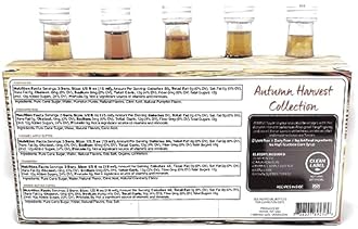 Monin - Autumn Harvest Collection, Great for Coffee, Tea, and Lattes, Non-GMO, Gluten-Free (Pumpkin Pie, Cinnamon Bun, Caramel Apple Butter, Cranberry, Brown Butter Toffee) | 50 ml Per Bottle