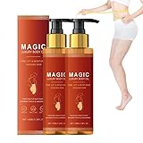 Magic Body Firming Oil,3.38 fl oz,Hydrating and Firming Skin Oil for Arms,Body Oil Alternative with Vitamin E,Rosehip and Almond for Buttocks,Abdomen,Thighs and Underarms (2pcs, 100ML / 3.38 oz)