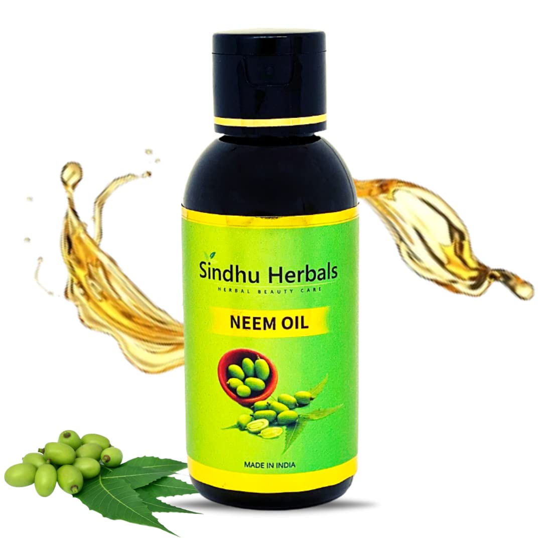 Sindhu Herbals Multipurpose Pure Neem Oil for Hair & Skin Best mosquito & Bugs Repellent Spray On Plants & Garden- 100ml