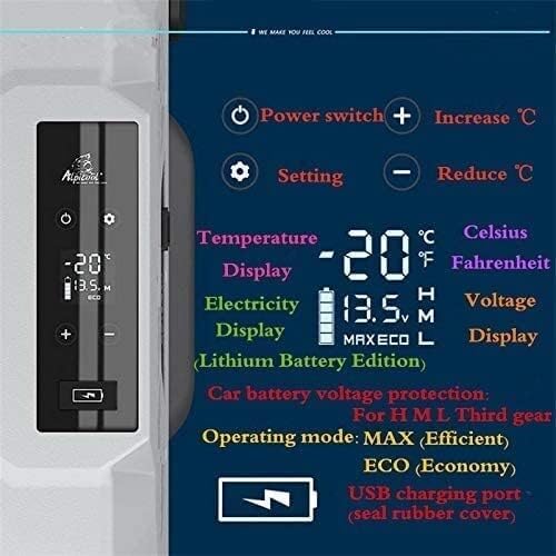 Refrigerador portátil de 30/40/50L, refrigerador for Coche, Mini compresor de Nevera portátil de 12V, portátil for Acampar(30l)