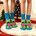 3D Knitted Socks for Women Cute Animals Anti Slip Thermal Socks for Christmas Fashion Cozy Thickened Slipper Sock