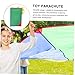 Totority 1m Rainbow Parachute for Boy Girl Play Parachute for Toddlers Encourages Teamwork and Creativity Outdoor Games for Kindergarten Groups