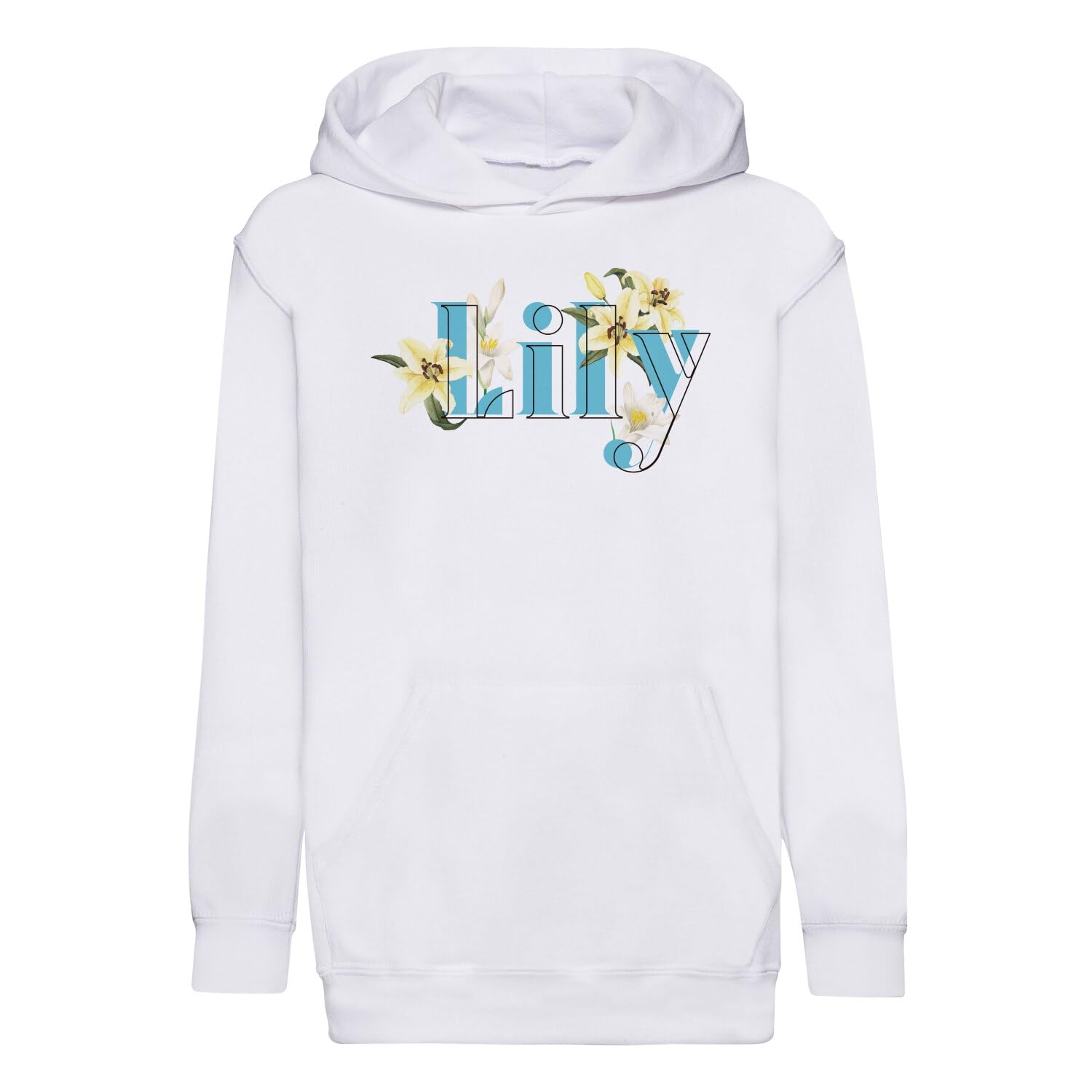 Sweat à capuche enfant Lys au style minimaliste chic et premium