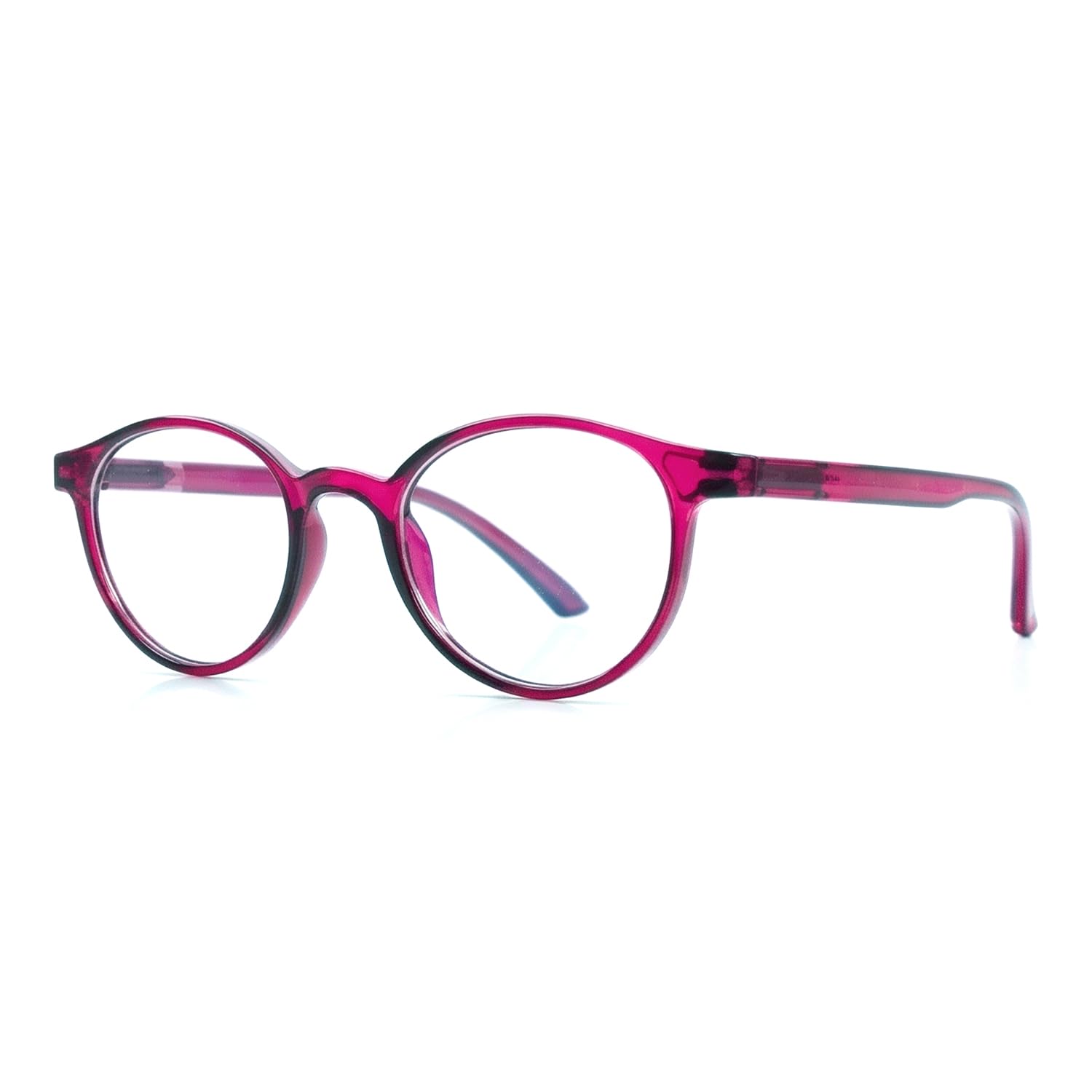 blue light blocking glasses for kids transparent wine frame anti uv protection zero power computer glasses lightweight eyewear