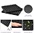 Acoustic Foam Panels for Walls, 52 Pack Sound Proof Foam Panels, 12" x 12" x 1" High Density Sound Dampening Panels for Recording Studio, Gaming Room & Home Theater (BLACK)