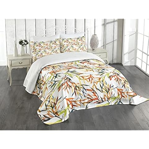 ABAKUHAUS Asiático Cubrecama Multicolor, 220 x 220 cm Cover