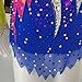 LIUHUO Rhythmic Gymnastics Leotards Fashionable Comfortable Blue Elegant Stylish Blue Long Sleeve