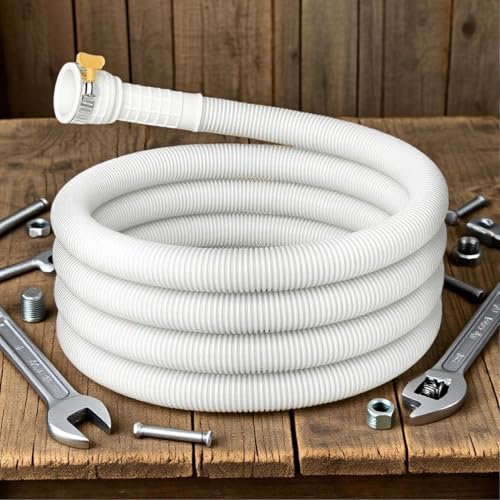 Miniatura 6 de Manguera De Desagüe De Agua Para Aire Acondicionado, Tubo De Drenaje Para Deshumidificador De 3 M, Tubo Flexible Reforzado Con Abrazadera De Goma Para Diámetros 2.5 Cm Deshumidificador Coche