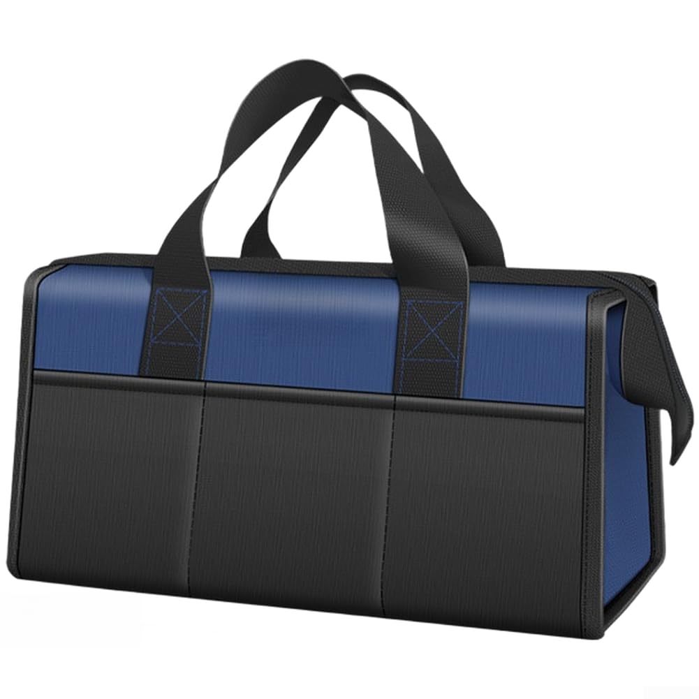 de Herramientas Oxford Impermeable con Múltiples Bolsillos para Electricistas - 1680D Taller Obra 33x17x18cm