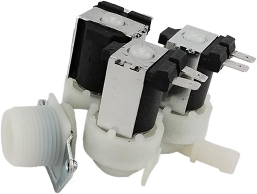 3 way Low Water Pressure Solenoid Valve 12V 24V Flow Control Parallel Type One In Three Out(DC12V)