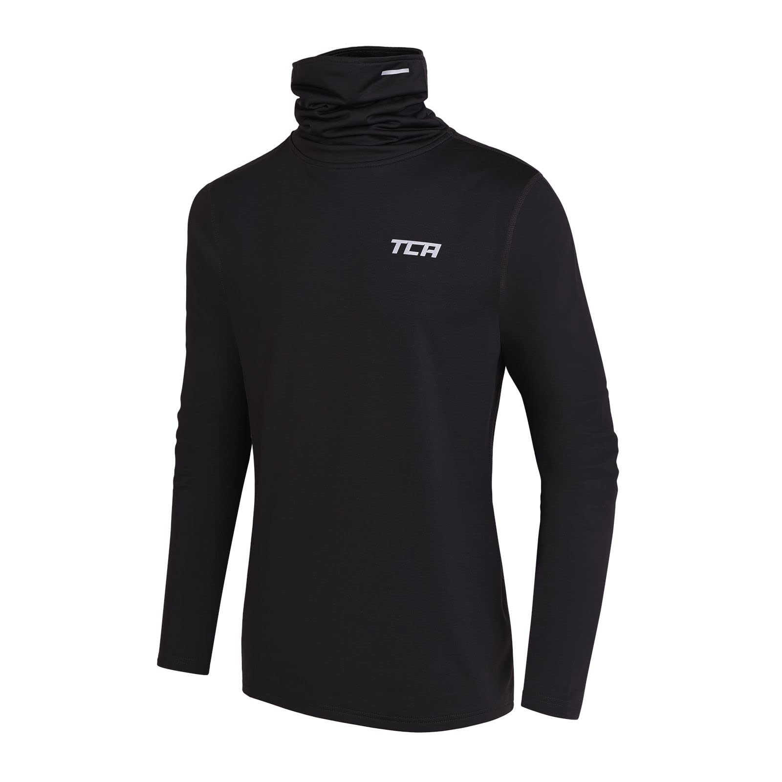 TCA Jungen Warm-Up Trichterhals Thermo Laufshirt