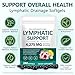 Lymphatic Drainage Supplements, 4275mg Herbal Blend for Immune and Fluid Health for Men Women,with Dandelion, Burdock Root, Echinacea, Turmeric,240 Softgels for Lymph System Balance (Pack of 1)