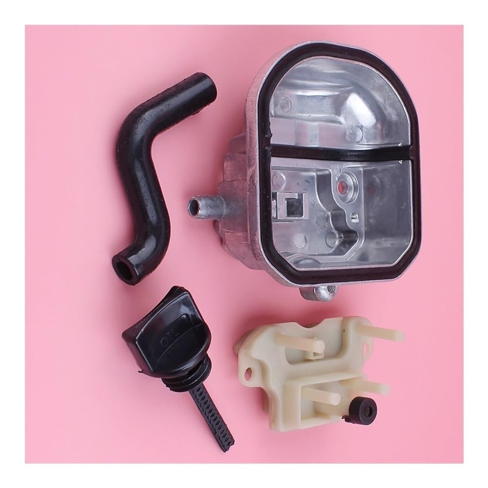 Kit de Filtro de Varilla de Nivel de Manguera de Tubo de Aceite de respiradero de Cubierta de Culata Apto for Repuesto de Motor de cortacésped GX35 GX 35