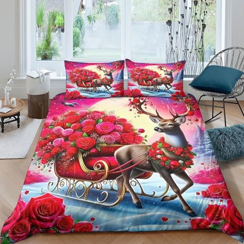 Housse de couette 200x200cm avec fermeture éclair en microfibre confort - 2