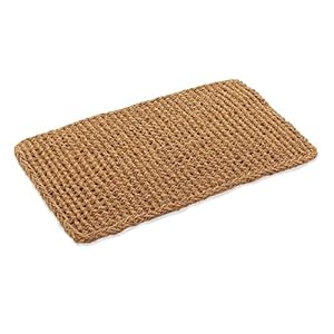 Kempf rectangle dragon coco coir doormat 22 inch by 36 inch entrance mat indoor outdoor natural fiber mat large size  urban country home decor