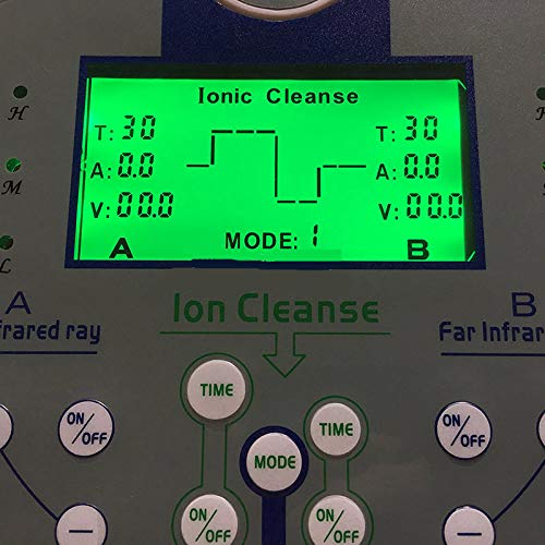 Máquina de SPA para baño de pies de desintoxicación de Iones iónicos duales, Sistema de máquina de desintoxicación de pies, cinturón de Rayos Infrarrojos lejanos LCD para Dos Personas