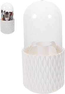 Rotatable Makeup Brush Holder with Lid 360° D...