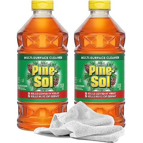 Daley Mint Towel + 2 PineSol Cleaner Cover
