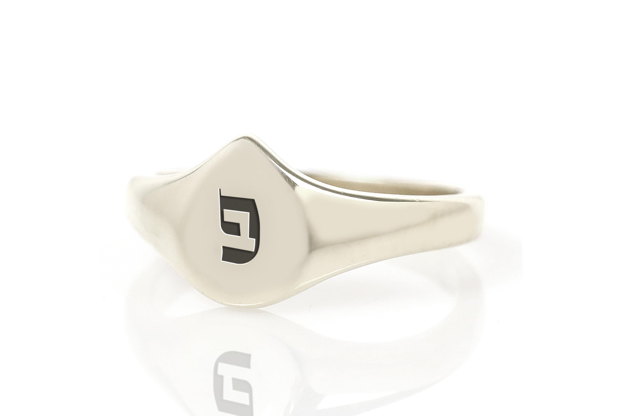 Bijoux en argent 925 avec initiale bague lettre hébraïque