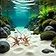 Natürliche Treibholzzweige für Aquarium, 8-10 cm, Aquarium Treibholzzweige Naturholz Reptilien Stamm Holz Aquarium Dekoration Pflanzenstumpf Ornament Landschaftsbau Dekoration Aquarium Dekor