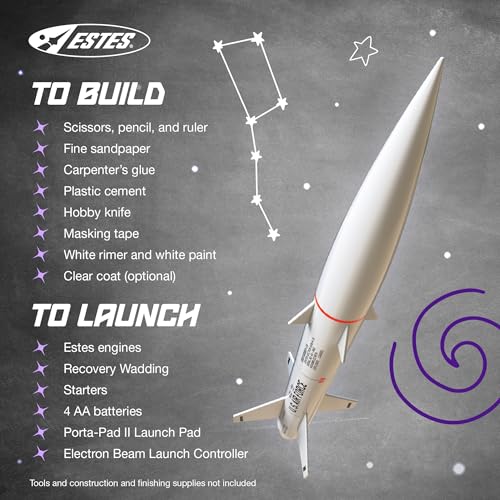 Estes 7000 Bull Pup 12D Rocket-Building Kit, Advanced Flying-Rocket-Model Kit for Ages 10+ - Image 4