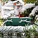 Extension Cord Cover Waterproof, Outdoor Cord Connection Protector for Outside with 4 Removable Latches, Electrical Box Plug Covers for Patio, Power Tools, Holiday Decoration Lights, Green
