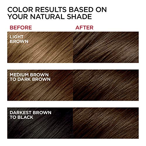 Image of L'Oreal Paris Excellence Creme Permanent Hair Color, 4 Dark Brown (Pack of 3)