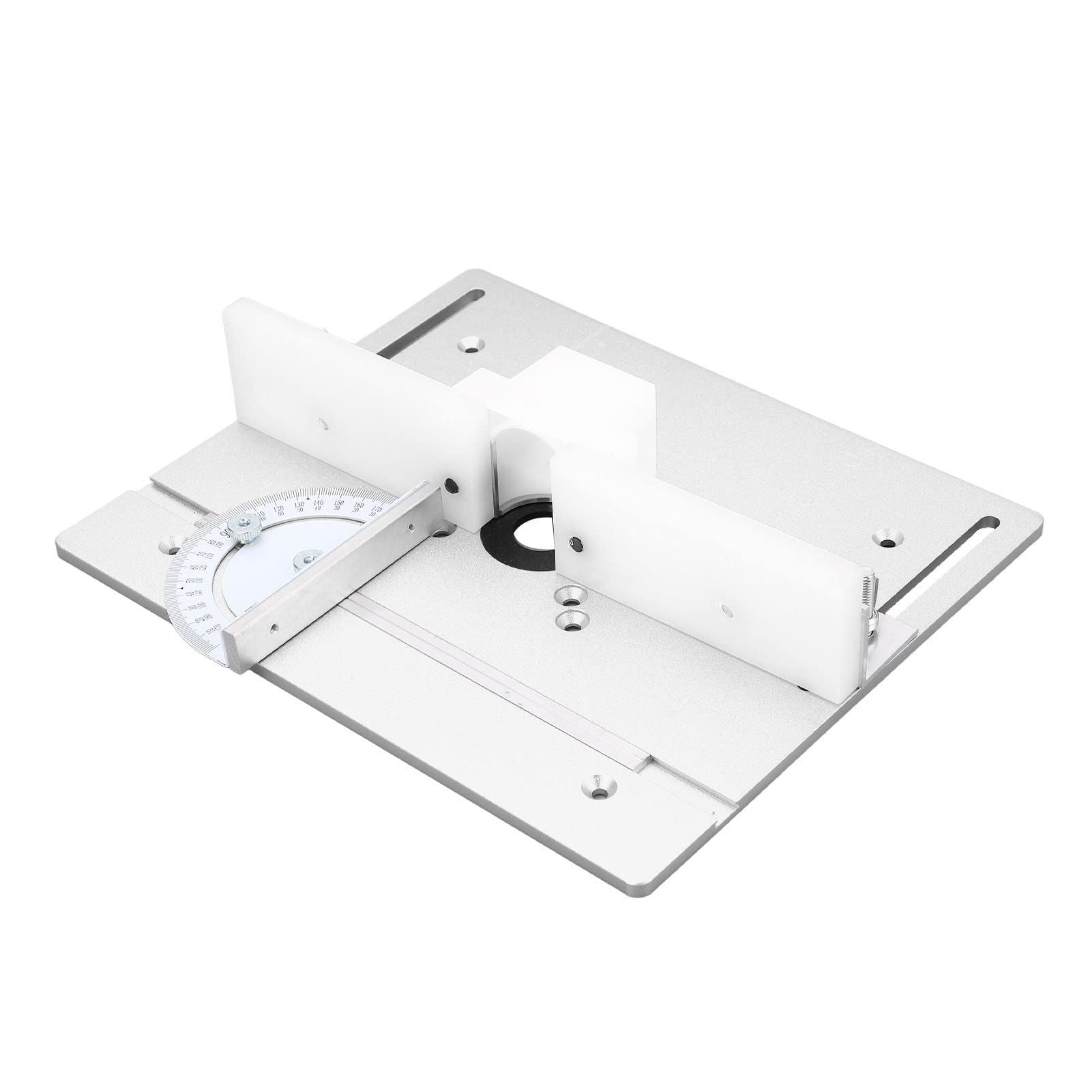 Router Lift System Full Installation Set, Wear Resistant Clear Scale Easy To Install Accurate Router Lift for Engraving Machine for DIY Enthusiasts (Silver)-image-21