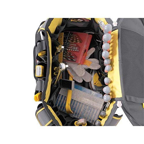 Stanley FatMax Werkzeugtasche / Werkzeugbeutel (50x33x31cm, mit runder Öffnung, formstabile Konstruktion, leicht zugängliche Fächer, ergonomischer Handgriff) FMST1-70749 - Image 6