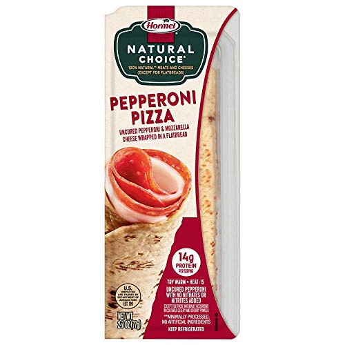 HORMEL NATURAL CHOICE Pepperoni Pizza Flatbread Wrap, 2.7 Oz