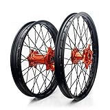 radsatz ktm 990 adventure Material:6061 T6 Aluminium CNC gefräste Nabe.Speichen aus polierten 304 Edelstahl mit Nippeln.7075 T6 Alufelgen.