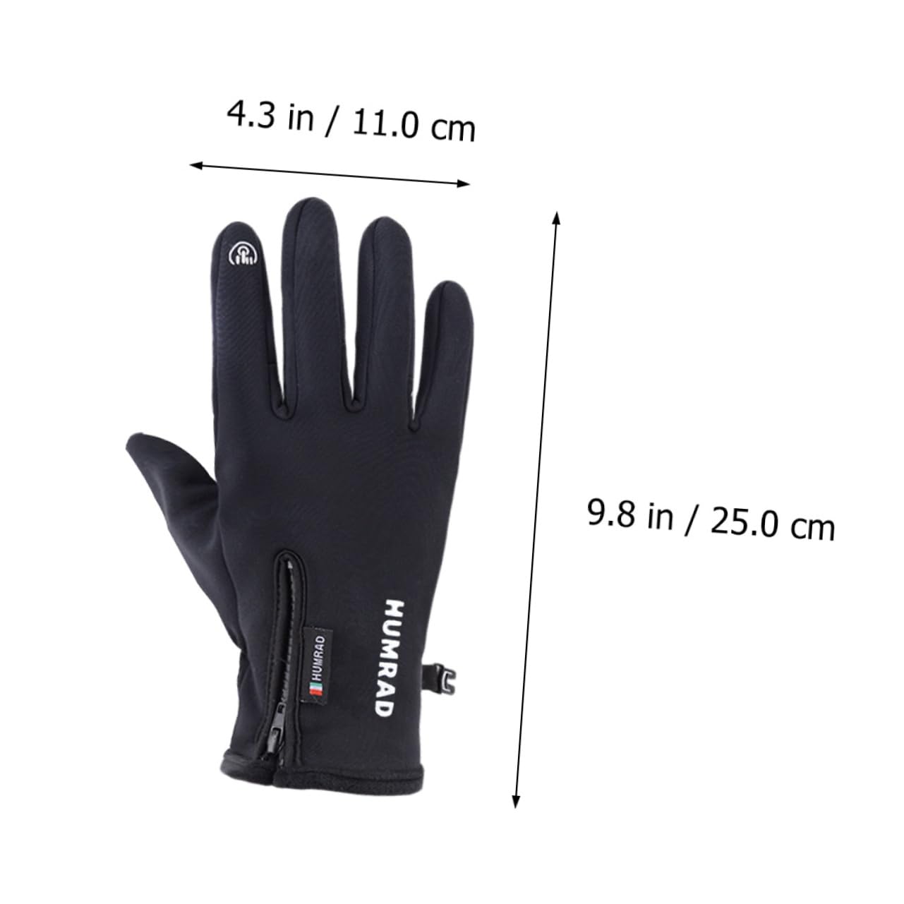 Veemoon Touchscreen Winter Gloves Windproof Men's Full Finger Winter Riding Gloves Outdoor Activity