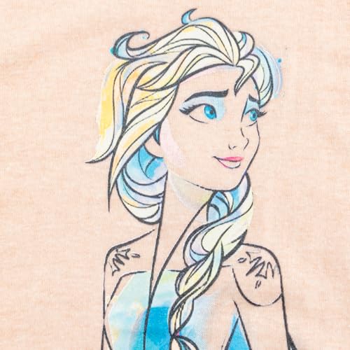 Image of Disney Frozen Girls T-Shirt Tank Top and Shorts Set for Toddler and Little Kids