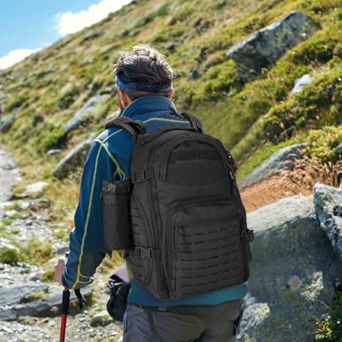 Mochila para senderismo impermeable 45L para camping miniatura 7