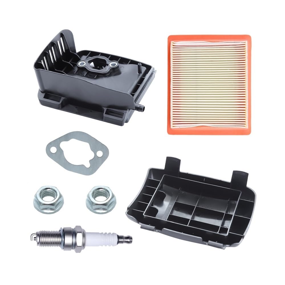 14 743 03-S Kit de Base de Cubierta de Filtro de Aire XT650 XT675 Motor Apto for cortacésped de 22" con bujía