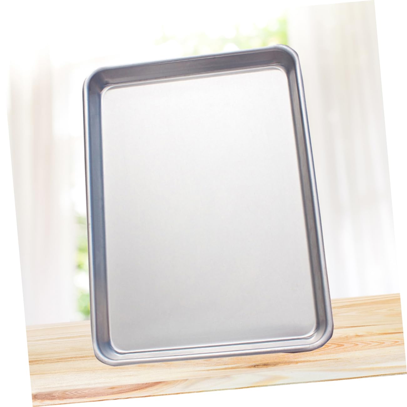 Genérico 2piezas Bandeja Para Hornear De Aleación De Aluminio Antiadherente De Molde Rectangular Para Pasteles y Galletas Utensilio De Cocina Profesional