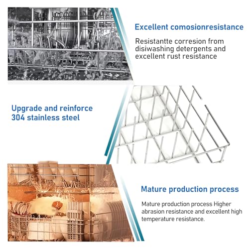 OEM-for-Whirlpool-Dishwasher-W10311986-W10380384-W11158802-W10629541-Lower-Rack-size-205-x-205-x-59-NEW-UPGRADED-304-stainless-steel-rack-collocation-W10195416-Lower-level-rack-wheels