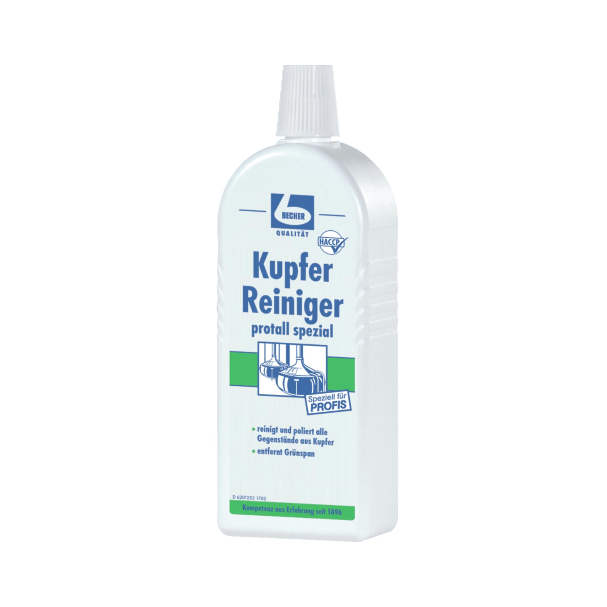 Dr. Becher Kupfer Reiniger 500ml für Braukessel Theken aus Kupfer (5er Pack)