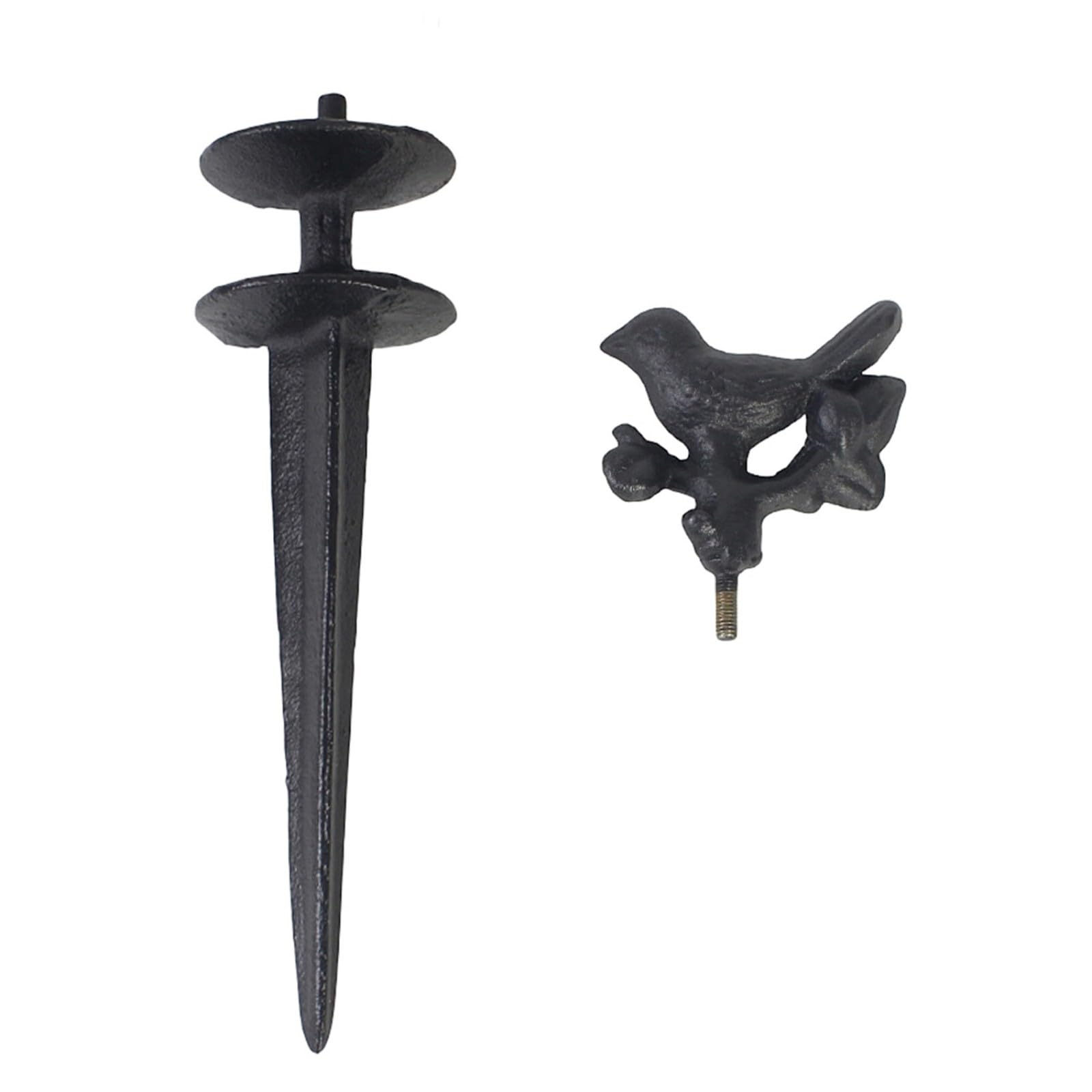 Hredyqw As Shown In The Figure Vintage Farm Inspired Metal Single Avian Hose Holder For Garden Irrigation And Outdoor Decoration