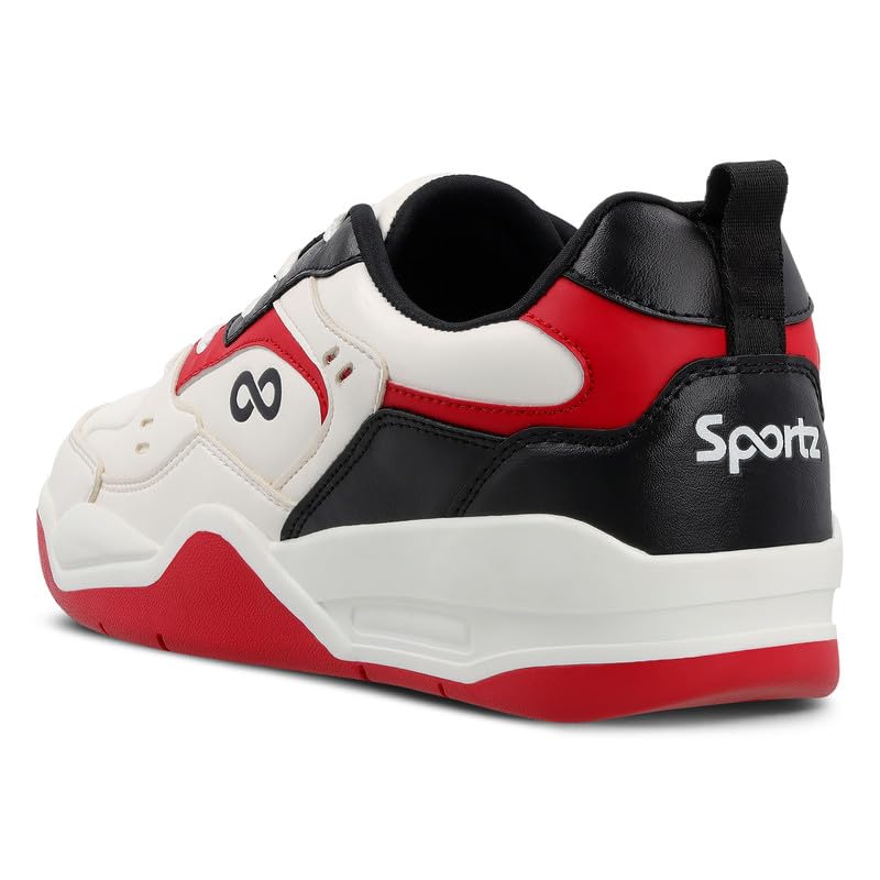 Image of WALKAROO Colourblocked Sneakers for Men's|Comfortable Insole and Secured Lace-Up Closure |Stylish Sneakers for Everyday Wear|WY3477
