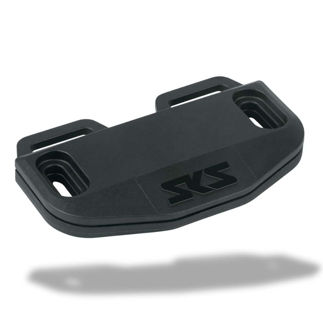 SKS GERMANY VELODETECT+ uchwyt do AirTag (akcesoria rowerowe do mocowania na ramie roweru, dyskretny montaż Apple AirTag, ochrona przed kradzieżą), czarny