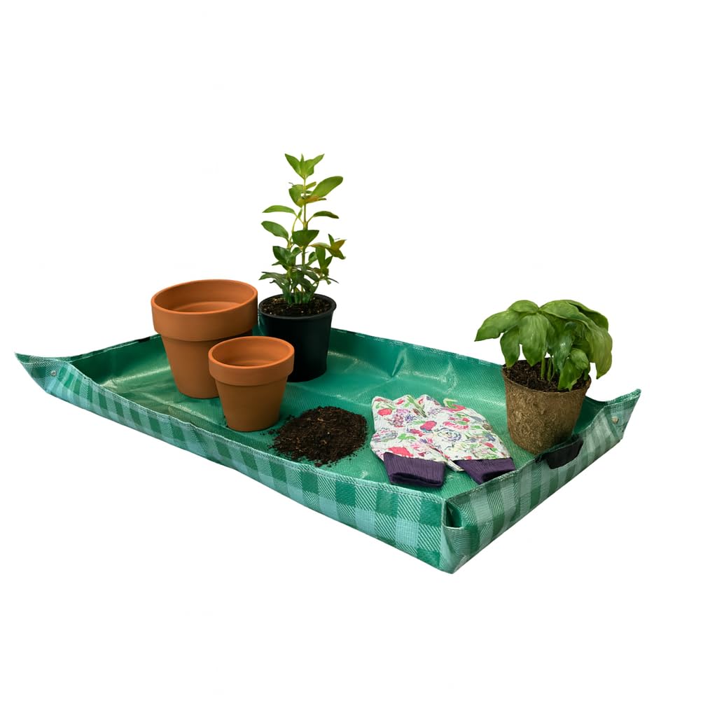 DURASACK 26"x39" Waterproof Repotting Mat, Green