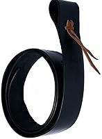 Vista 1 de Negro Latigo 6 Pie Cuero Silla Cinch Tie Strap