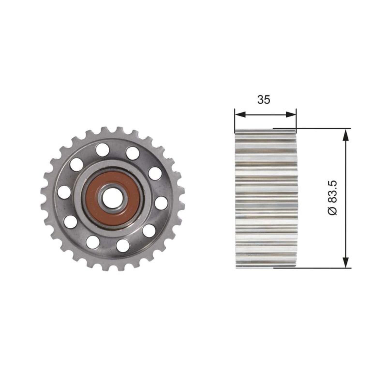 GATES KP35600XS Kit de distribution + pompe à eau Nombre de dents: 198 24 mm avec pompe à eau Compatible avec ALFA ROMEO 147 937, FIAT Stilo 3/5 portes 192